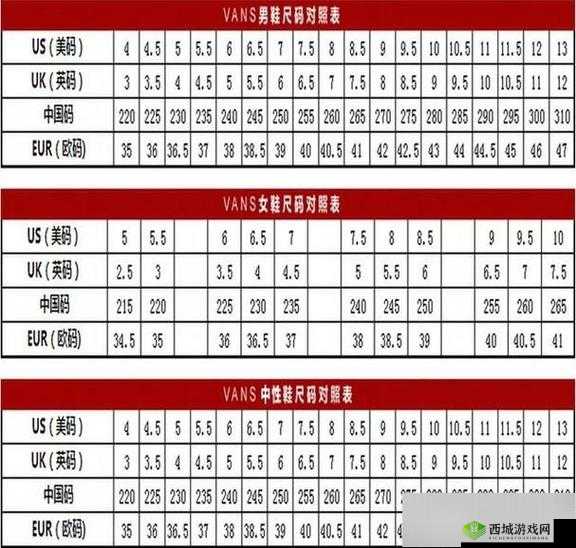 亚洲尺码欧洲尺码品牌对比及特点