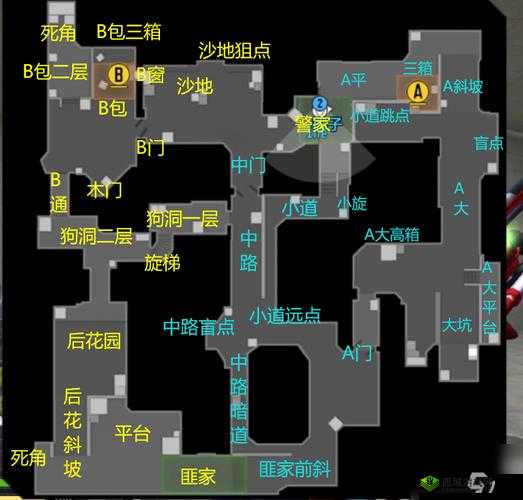 穿越火线黑色城镇地图练技术的独特玩法