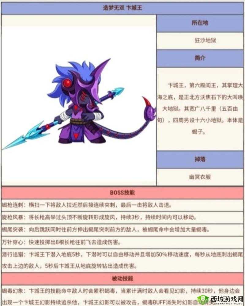 造梦无双阎罗王怎么打，BOSS刷新地点技能一览的演变史专题